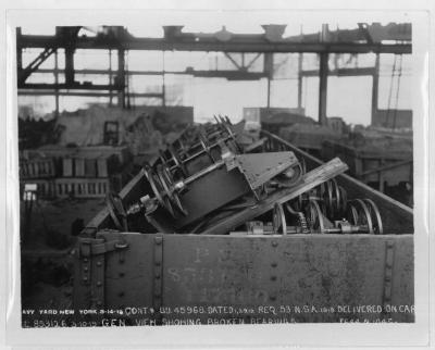 General View Showing Broken Bearings
