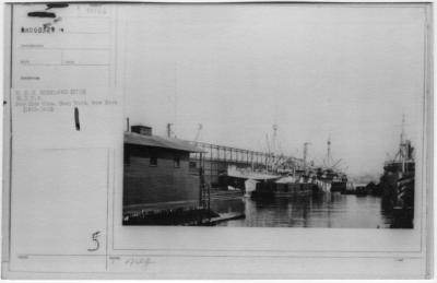 USS Rijnland (ID-2718), Naval Overseas Transportation Service [NOTS], Port Side View at Navy Yard New York
