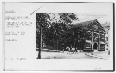 Postcard View of the Paymasters Office