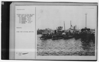 Torpedo Boats at the New York Navy Yard, Brooklyn, New York