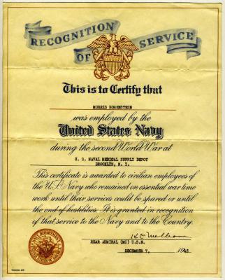 Rose and Morris Hohenstein papers