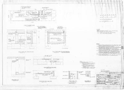 Building 592 Demolition of Vaults and Partitions - Plans and Sections