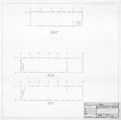 Naval Applied Science Laboratory, Building 5, 1st and 2nd Floor Plan