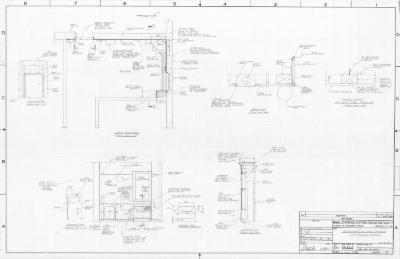Naval Applied Science Laboratory, Building 5 - Installation of Wall Paneling for Room 212