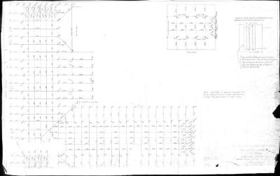 Erection Diagram Bottom Chords of Roof Trusses