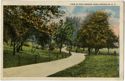 View in Fort Greene Park, Brooklyn, NY