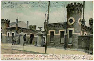 Entrance to Navy Yard, Brooklyn, NY