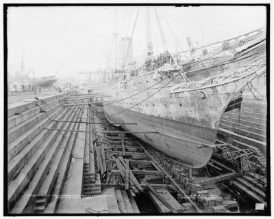 Mayflower, President Roosevelt's Yacht, Brooklyn Navy Yard