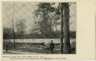 Spanish Guns and Commandant's Residence, Navy Yard