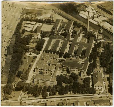 Aerial View of the Naval Hospital