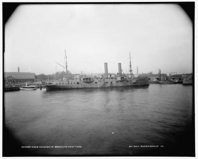 USS Chicago at Brooklyn Navy Yard
