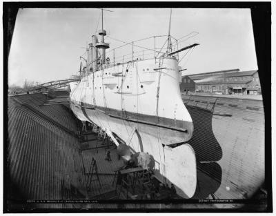USS Brooklyn at League Island Navy Yard