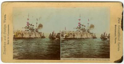 Return of the Brooklyn, U.S. Navy, from Santiago