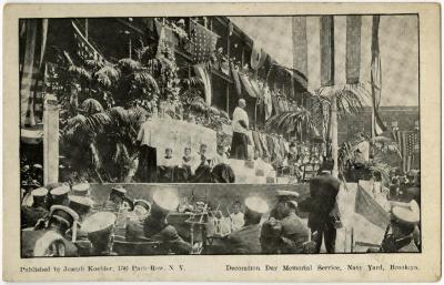 Decoration Day Memorial Service, Navy Yard, Brooklyn