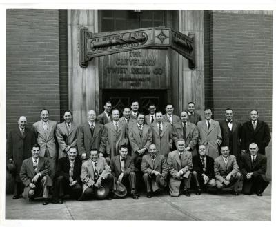 Navy Yard Executives and Supervisors Outside the Cleveland Twist Drill Company