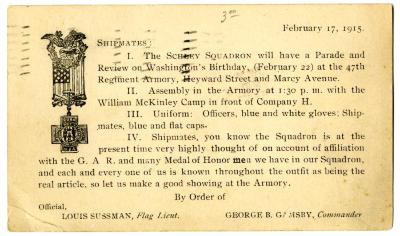 Schley Squadron Parade and Review