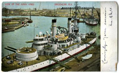 View of the Navy Yard, Brooklyn, NY
