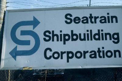 Seatrain Shipbuilding Corporation Sign 