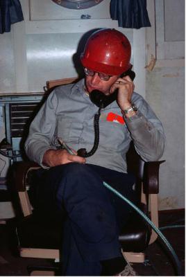Saul Sherman, First Class Electrician for Seatrain 