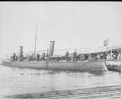 Ericsson (TB-2), Port Stern Quarter, at Wharf