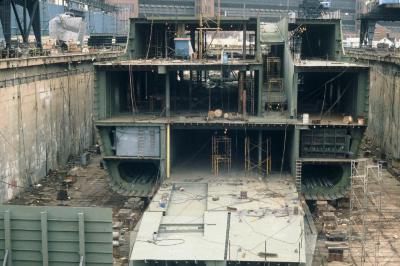 Roll-on/Roll-off (Ro-Ro) Ship Being Built at Dry Dock 6