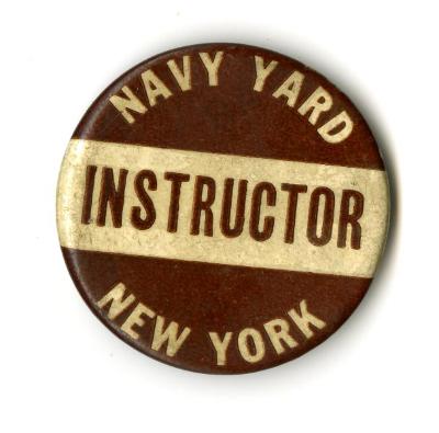 Navy Yard New York Instructor Pin