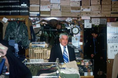 Natale Faiella Inside Reliable and Frank's Uniform Store