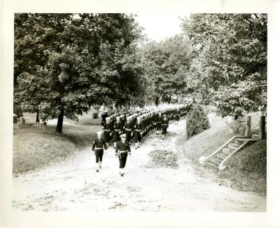 Funeral of Frank Lackey, Green-Wood Cemetery