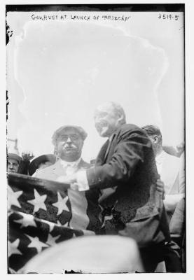 Governor George W.P. Hunt at the Launch of the USS Arizona