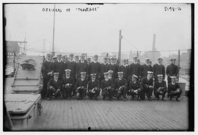 Officers of the USS Tennessee (BB-43)