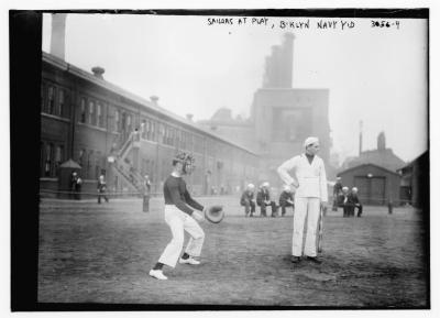 Sailors Playing Baseball, Brooklyn Navy Yard