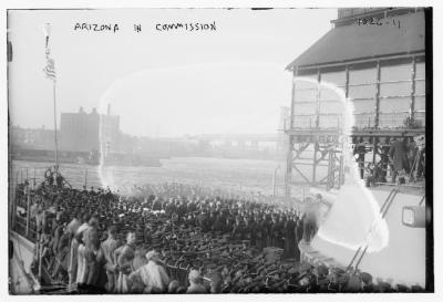 The USS Arizona in Commission