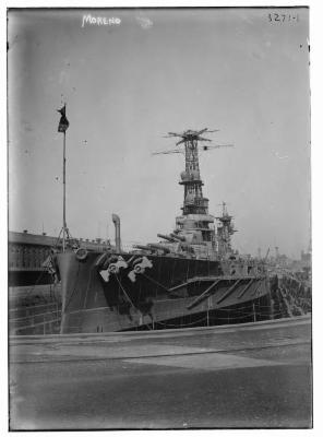 Battleship ARA Moreno in Dry Dock 4