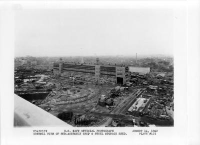 General View of Sub-Assembly Shop & Steel Storage Shed Plate #121