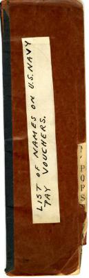 List of Names on U.S. Navy Pay Vouchers