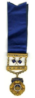 New York Naval Militia Memorial Day Reviewing Officer Medal