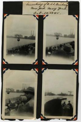 Launching of the USS Oriskany New York Navy Yard