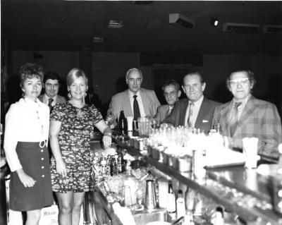 Louis Mauro and group at party