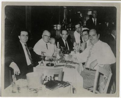 Louis Mauro, Mr. Macero, and other men