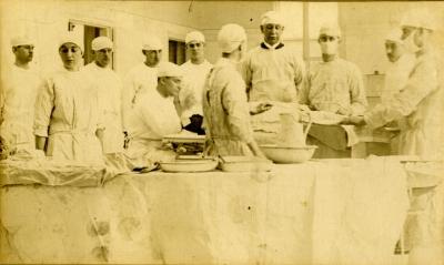 Operating room at Brooklyn Naval Hospital