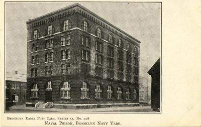Brooklyn Eagle Post Card, Series 55, No. 328.  Naval Prison, Brooklyn Navy Yard.