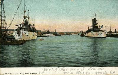 View of the Navy Yard Brooklyn NY