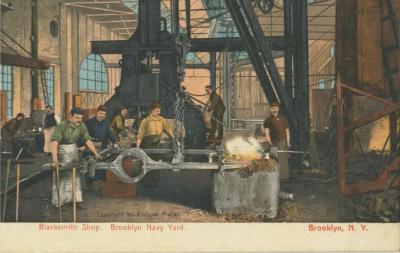 Blacksmith Shop. Brooklyn Navy Yard. Brooklyn, N.Y.