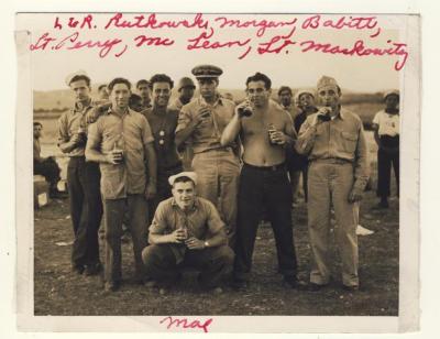 Rutkowski, Morgan, Babitt, Leiutenant Perry, McLean, Leiutenant Maskowitz, Mae