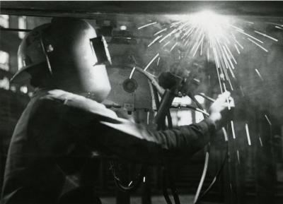 Man welding